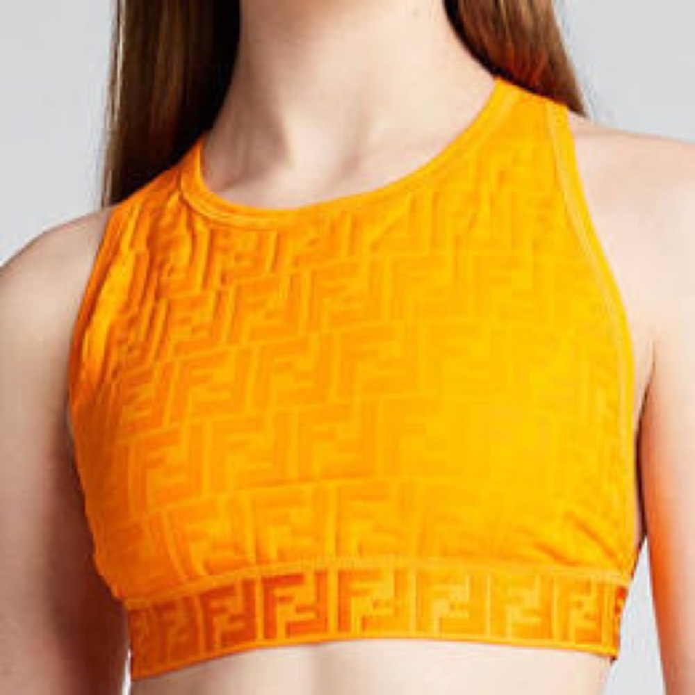 Fendi crop top, worn once.Minor stain from washing